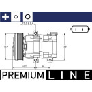 Mahle | Kompressor, Klimaanlage | ACP 855 000P