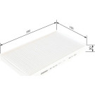 BOSCH 1 987 432 003 Innenraumfilter BOSCH 1 987 432 003 Innenraumfilter