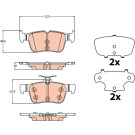 TRW | Bremsbelagsatz, Scheibenbremse | GDB2133 TRW | Bremsbelagsatz, Scheibenbremse | GDB2133