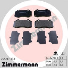 Zimmermann | Bremsbelagsatz, Scheibenbremse | 25528.135.1 Zimmermann | Bremsbelagsatz, Scheibenbremse | 25528.135.1