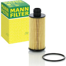 MANN-FILTER HU 6026 z Ölfilter mit Dichtung, Filtereinsatz