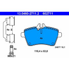 ATE | Bremsbelagsatz, Scheibenbremse | 13.0460-2711.2