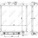 NRF | Kühler, Motorkühlung | 516355