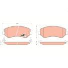 TRW | Bremsbelagsatz, Scheibenbremse | GDB4126 TRW | Bremsbelagsatz, Scheibenbremse | GDB4126