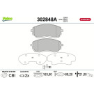 Valeo | Bremsbelagsatz, Scheibenbremse | 302848A Valeo | Bremsbelagsatz, Scheibenbremse | 302848A