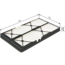 BOSCH 1 987 432 044 Innenraumfilter BOSCH 1 987 432 044 Innenraumfilter