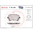 Brembo | Bremsbelagsatz, Scheibenbremse | P 85 064