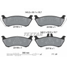 Textar | Bremsbelagsatz, Scheibenbremse | 2319002 Textar | Bremsbelagsatz, Scheibenbremse | 2319002