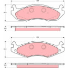 TRW | Bremsbelagsatz, Scheibenbremse | GDB1207 TRW | Bremsbelagsatz, Scheibenbremse | GDB1207