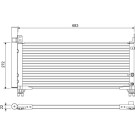 Valeo | Kondensator, Klimaanlage | 822664