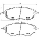 Brembo | Bremsbelagsatz, Scheibenbremse | P 78 017X