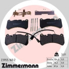 Zimmermann | Bremsbelagsatz, Scheibenbremse | 23955.160.2 Zimmermann | Bremsbelagsatz, Scheibenbremse | 23955.160.2