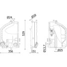 Mahle | Ausgleichsbehälter, Kühlmittel | CRT 6 000S