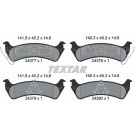 Textar | Bremsbelagsatz, Scheibenbremse | 2437701 Textar | Bremsbelagsatz, Scheibenbremse | 2437701