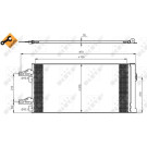 NRF | Kondensator, Klimaanlage | 35895