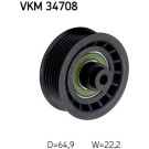 SKF | Umlenk-/Führungsrolle, Keilrippenriemen | VKM 34708