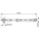 BOSCH | Bremsschlauch | 1 987 481 693