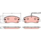 TRW | Bremsbelagsatz, Scheibenbremse | GDB1910 TRW | Bremsbelagsatz, Scheibenbremse | GDB1910