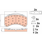 TRW | Bremsbelagsatz, Scheibenbremse | GDB5116 TRW | Bremsbelagsatz, Scheibenbremse | GDB5116