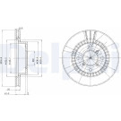 Delphi | Bremsscheibe | BG3160