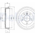 Delphi | Bremstrommel | BF275