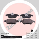 Zimmermann | Bremsbelagsatz, Scheibenbremse | 24870.180.1 Zimmermann | Bremsbelagsatz, Scheibenbremse | 24870.180.1