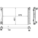 Mahle | Kühler, Motorkühlung | CR 1861 000S