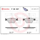 Brembo | Bremsbelagsatz, Scheibenbremse | P 06 057 Brembo | Bremsbelagsatz, Scheibenbremse | P 06 057