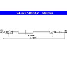 ATE | Seilzug, Feststellbremse | 24.3727-0853.2