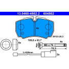 ATE | Bremsbelagsatz, Scheibenbremse | 13.0460-4862.2 ATE | Bremsbelagsatz, Scheibenbremse | 13.0460-4862.2