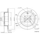 Metzger | Bremsscheibe | 6110710