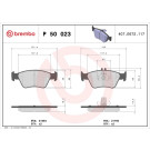 Brembo | Bremsbelagsatz, Scheibenbremse | P 50 023 Brembo | Bremsbelagsatz, Scheibenbremse | P 50 023