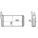 Mahle | Wärmetauscher, Innenraumheizung | AH 63 000S