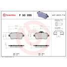 Brembo | Bremsbelagsatz, Scheibenbremse | P 50 099