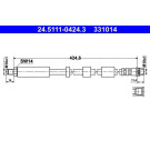 ATE | Bremsschlauch | 24.5111-0424.3