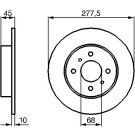 BOSCH | Bremsscheibe | 0 986 479 105