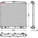 Denso | Kühler, Motorkühlung | DRM46042