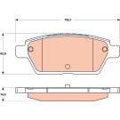 TRW | Bremsbelagsatz, Scheibenbremse | GDB3517 TRW | Bremsbelagsatz, Scheibenbremse | GDB3517