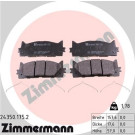 Zimmermann | Bremsbelagsatz, Scheibenbremse | 24350.175.2 Zimmermann | Bremsbelagsatz, Scheibenbremse | 24350.175.2