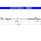 ATE | Seilzug, Feststellbremse | 24.3727-0841.2