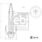 febi bilstein | Deckel, Ölfiltergehäuse | 196195 febi bilstein | Deckel, Ölfiltergehäuse | 196195