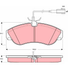 TRW | Bremsbelagsatz, Scheibenbremse | GDB1426 TRW | Bremsbelagsatz, Scheibenbremse | GDB1426