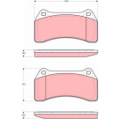TRW | Bremsbelagsatz, Scheibenbremse | GDB1512 TRW | Bremsbelagsatz, Scheibenbremse | GDB1512