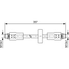 BOSCH | Bremsschlauch | 1 987 481 591