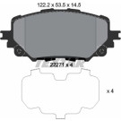Textar | Bremsbelagsatz, Scheibenbremse | 2227101 Textar | Bremsbelagsatz, Scheibenbremse | 2227101