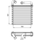 Valeo | Wärmetauscher, Innenraumheizung | 811506