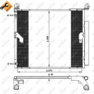 NRF | Kondensator, Klimaanlage | 350335