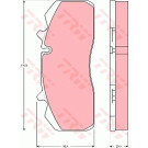 TRW | Bremsbelagsatz, Scheibenbremse | GDB5083 TRW | Bremsbelagsatz, Scheibenbremse | GDB5083