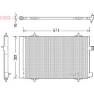 Denso | Kondensator, Klimaanlage | DCN21019