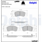 Delphi | Bremsbelagsatz, Scheibenbremse | LP1932 Delphi | Bremsbelagsatz, Scheibenbremse | LP1932